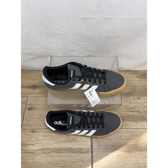 Adidas Daily 4.0 Men's Dark Gray‎ Canvas Gum Sole Lace Up Sneakers Size 11.5 - Picture 10 of 10